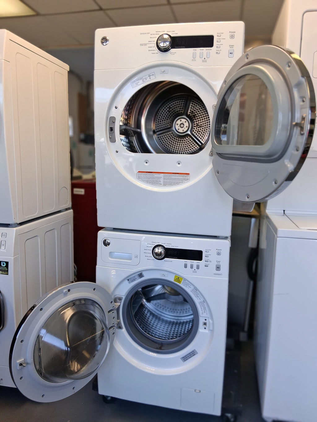 GE Washer/Dryer Stacker Set