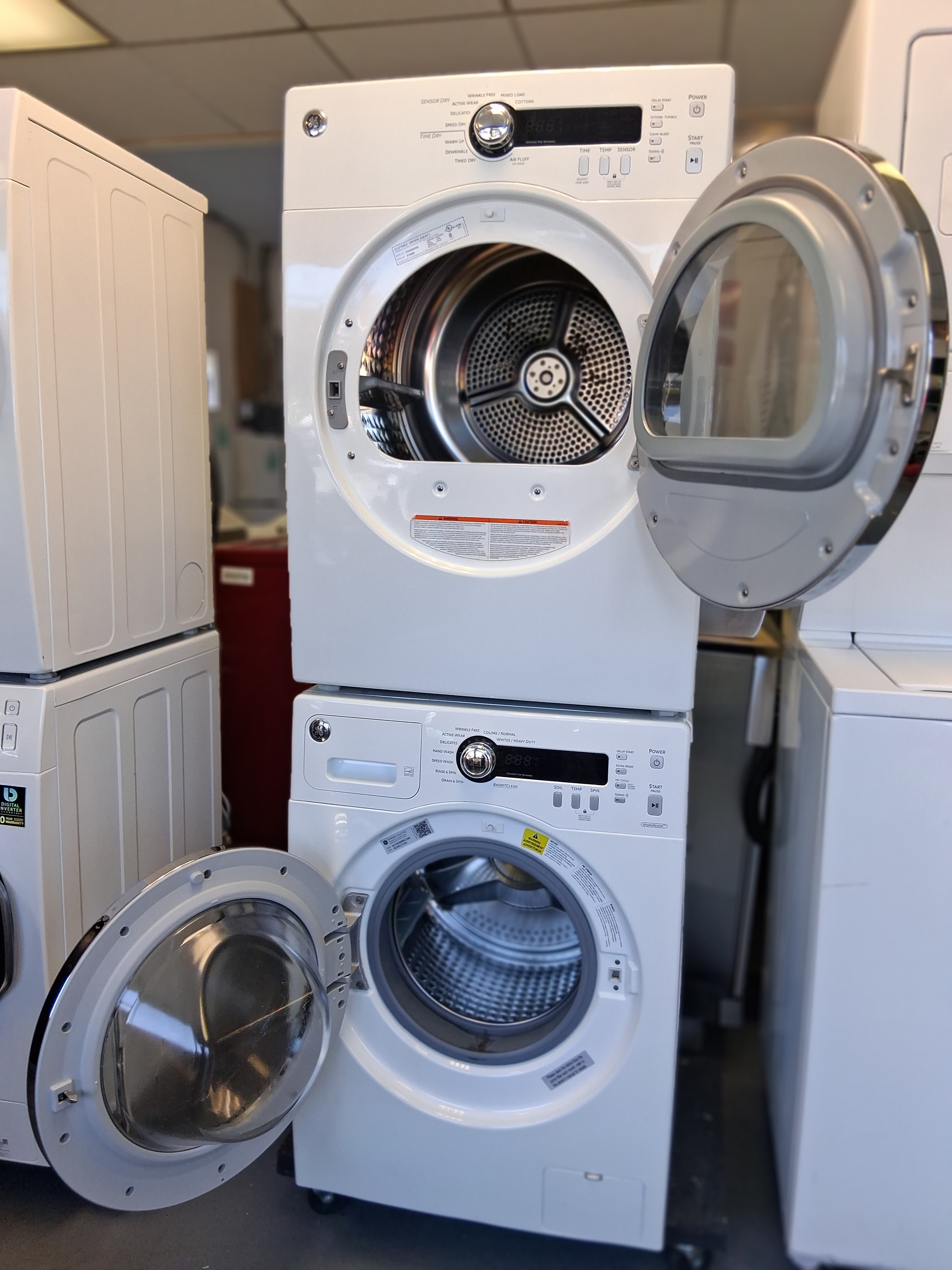 GE Washer/Dryer Stacker Set