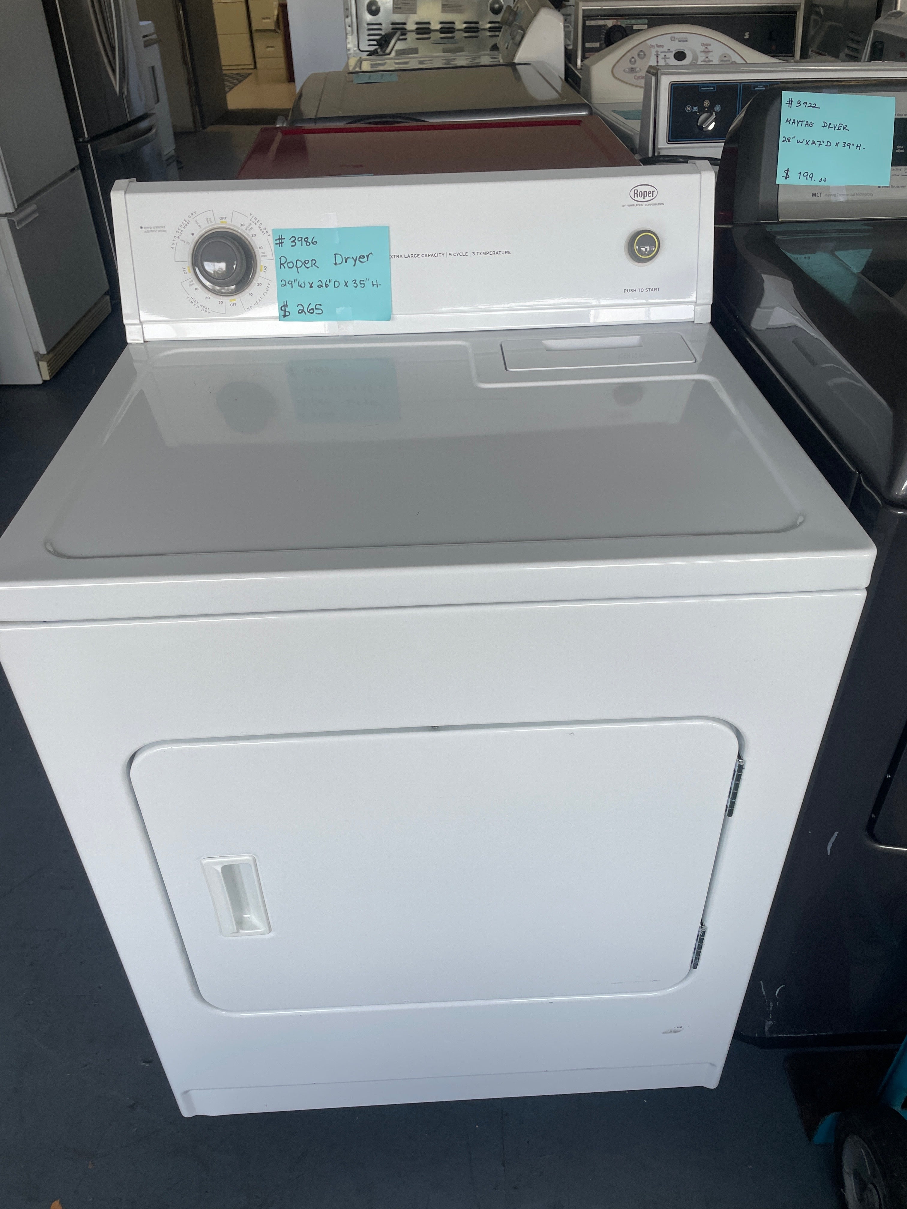 Roper Dryer